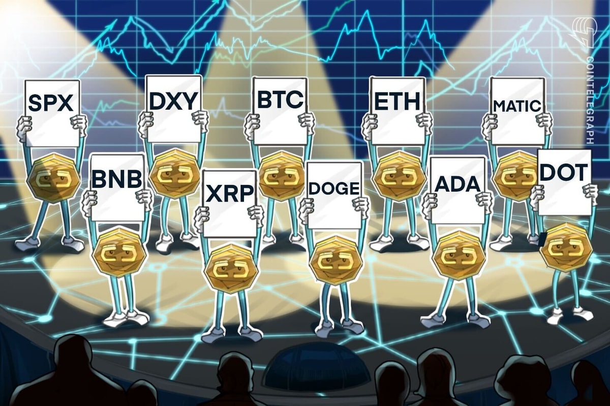 Price analysis 1/23: SPX, DXY, BTC, ETH, BNB, XRP, DOGE, ADA, MATIC, DOT