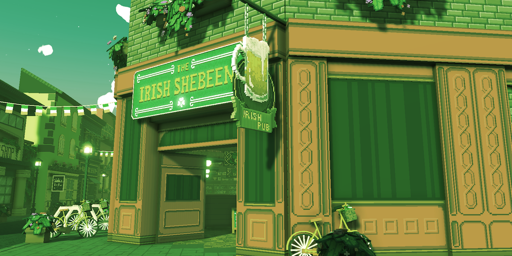 Loneliest Pub in the Metaverse: St. Patrick’s Day in The Sandbox